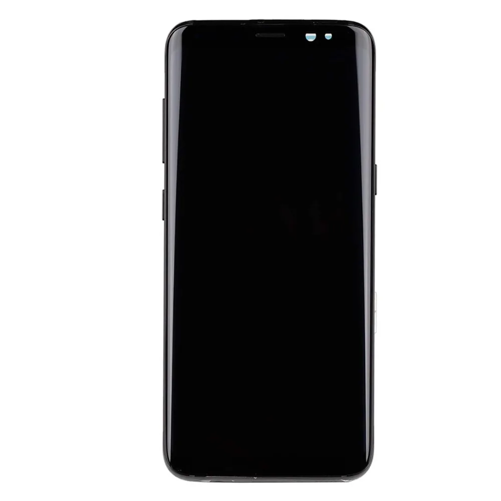 Супер AMOLED для samsung Galaxy S8 ЖК-дисплей G950 G950F горящий теневой экран S8 задняя крышка