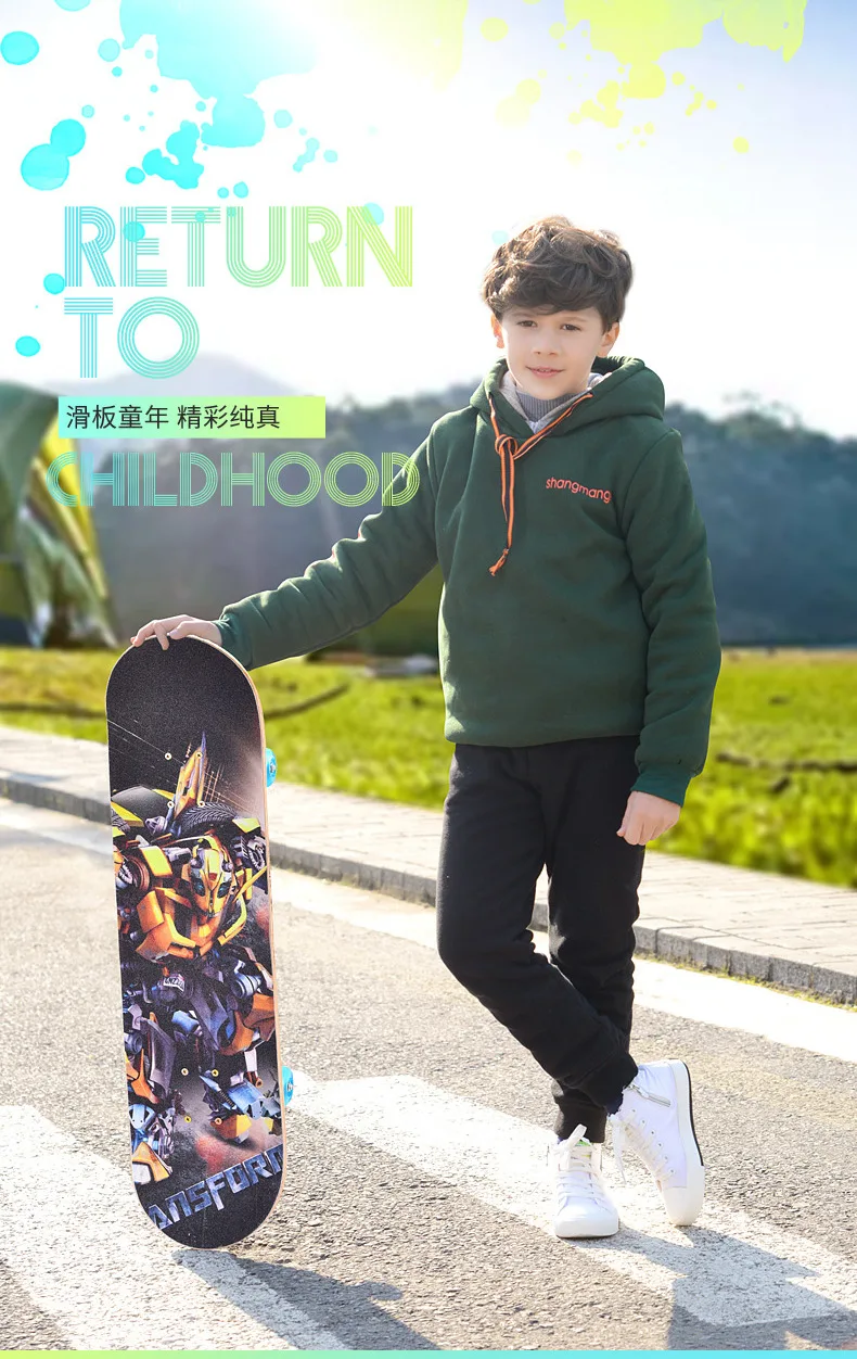 

Beginner Wood Complete Skateboard Kids Surf Land Freestyle Skateboards Drift Board Deskorolka Skate Board Accessories BI50SB
