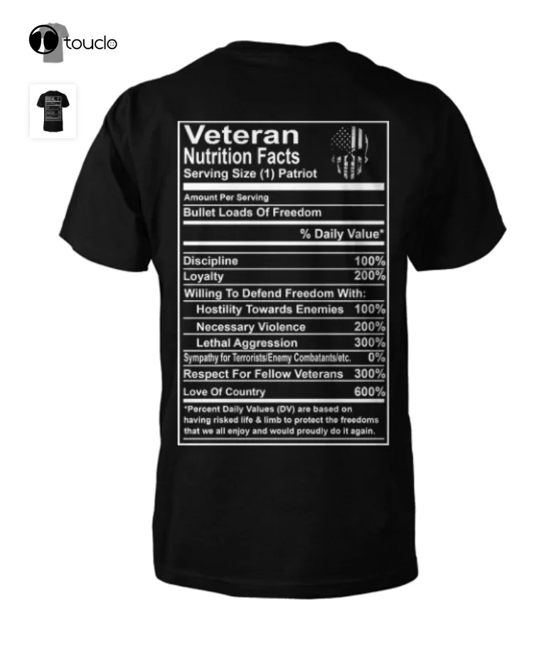 

Veteran T-Shirt Backside Short Sleeve Tee Skeleton Us Flag Gift 7Mgesoiq
