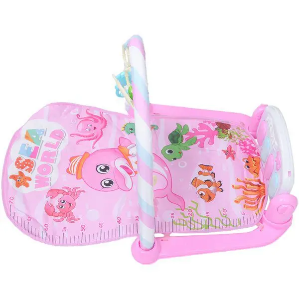 Детский игровой коврик FBIL-Baby для занятий в тренажерном зале, развивающий ковер для детей 0-12 месяцев, мягкие музыкальные погремушки, игрушки, коврик для занятий спортом для младенцев, Gam