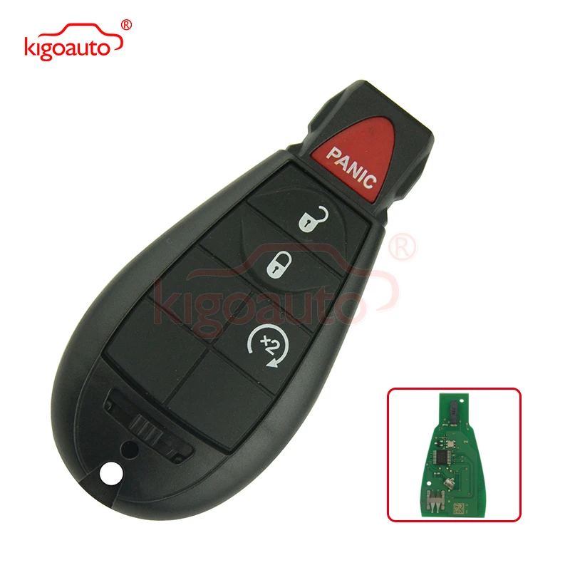 1 fobik КЛЮЧ M3N5WY783X 4 кнопки 434 МГц для Chrysler 300 Dodge Challenger, Charger jource Jeep Commander kigoauto