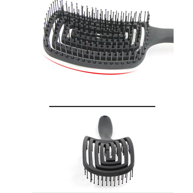 Профессиональная расческа для волос с отверстиями распутывания инструменты