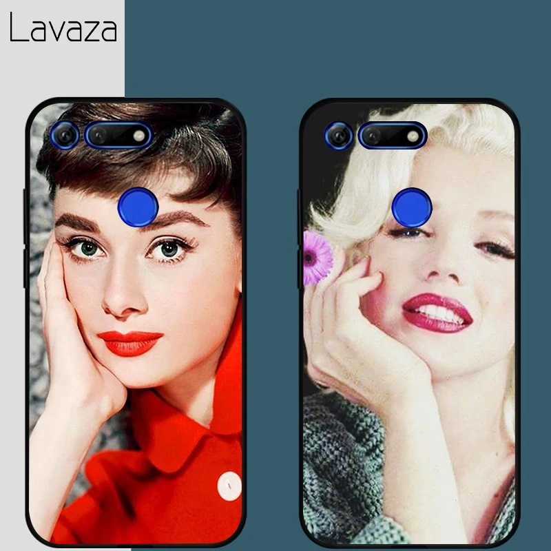 Чехол из мягкого ТПУ для Huawei Honor 20 9X Pro P Smart Plus Z Mate 30 Lite View Nova 5i Одри Хепберн Мэрилин