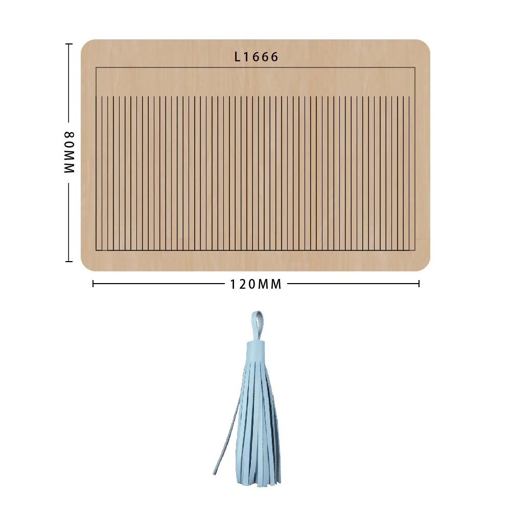 

Diy Die Cut Scrapbooking Knife Mold Templat Tassel Keychain Decoration Pendant