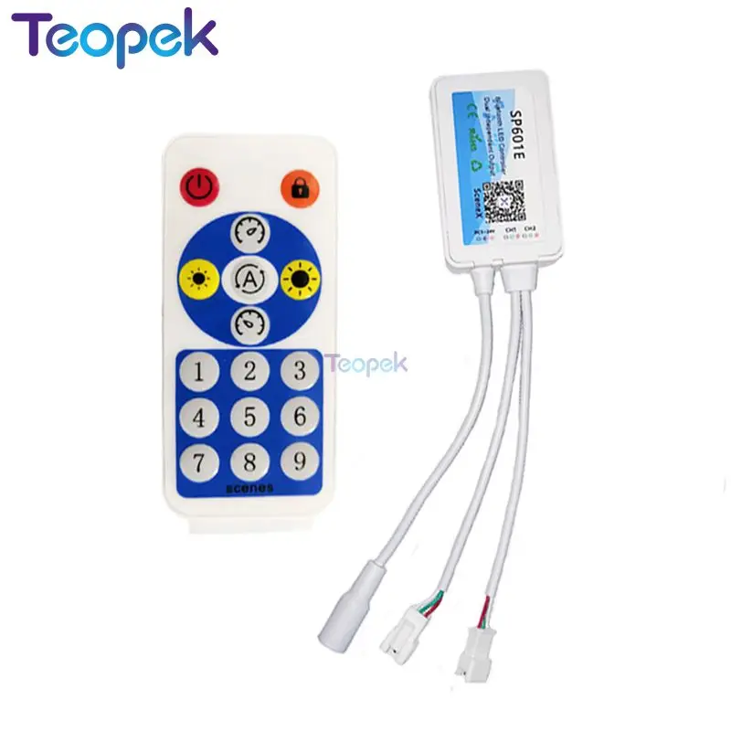 SP601E Bluetooth светодиодный контроллер двойной выходной сигнал встроенный адресуемый