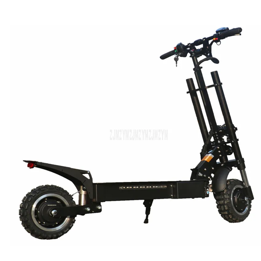 Verkauf 60V 20AH Dual Stick 1600W * 2 Off-road Elektro Roller Skateboard Faltbare E Roller Skate Bord 11 Zoll Rad Laufleistung 60-70km