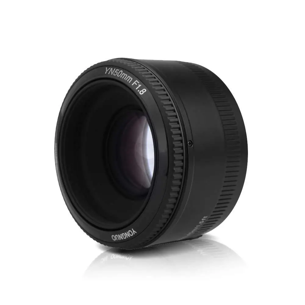 YONGNUO YN50mm F1.8 EF EOS 50 мм AF MF объектив камеры с большой апертурой в черном цвете для Canon