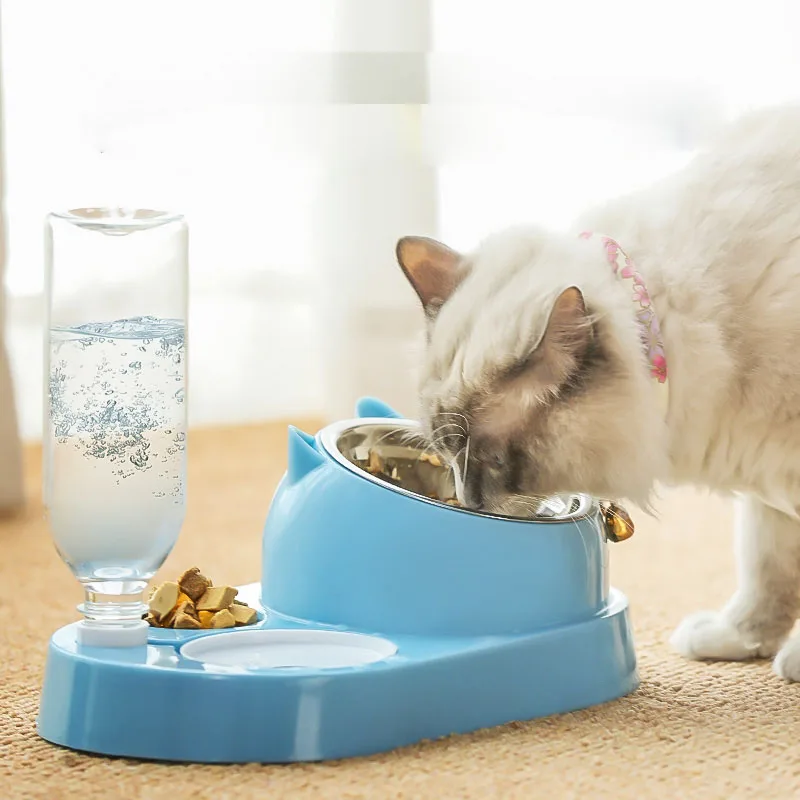 

Pet Cat Bowl Automatic Drinking Water Корм Для Кошек With Water Fountain Accessories Drinking Миска Для Собак Bowls For Cats