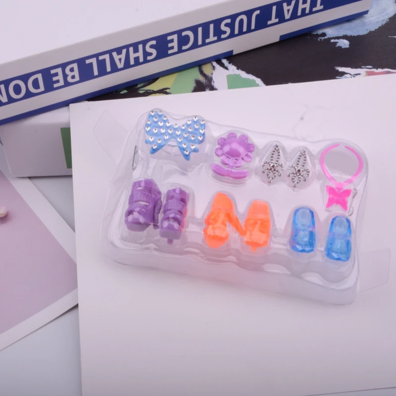 Аксессуары для Барби набор модных ювелирных изделий цепочка с подвеской в форме