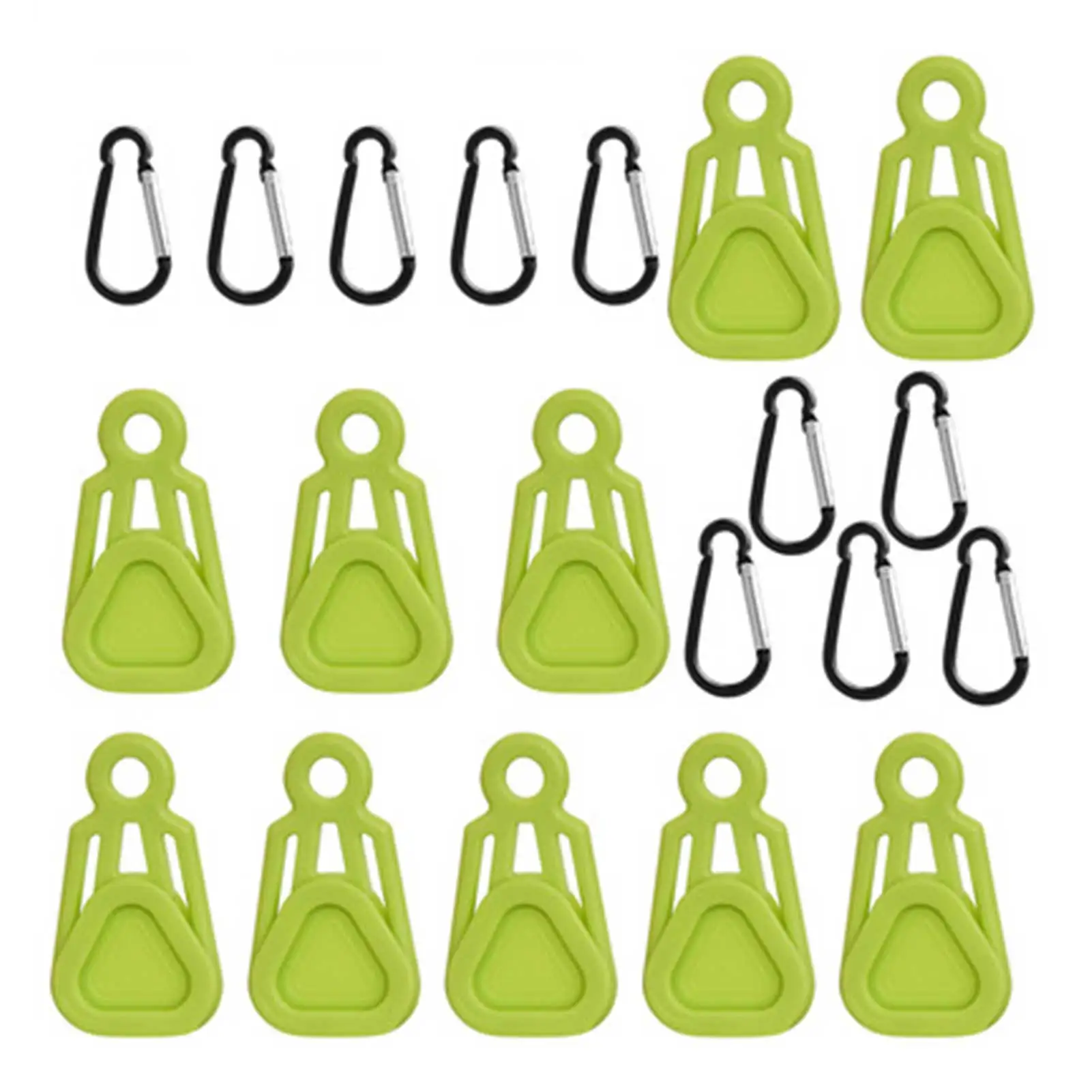 

10Pcs Heavy Duty Tent Fixing Clip Wind Rope Clamp Awning Pull Point Clip Camping Tent Hook Windproof Rope Barb Clip Accessories