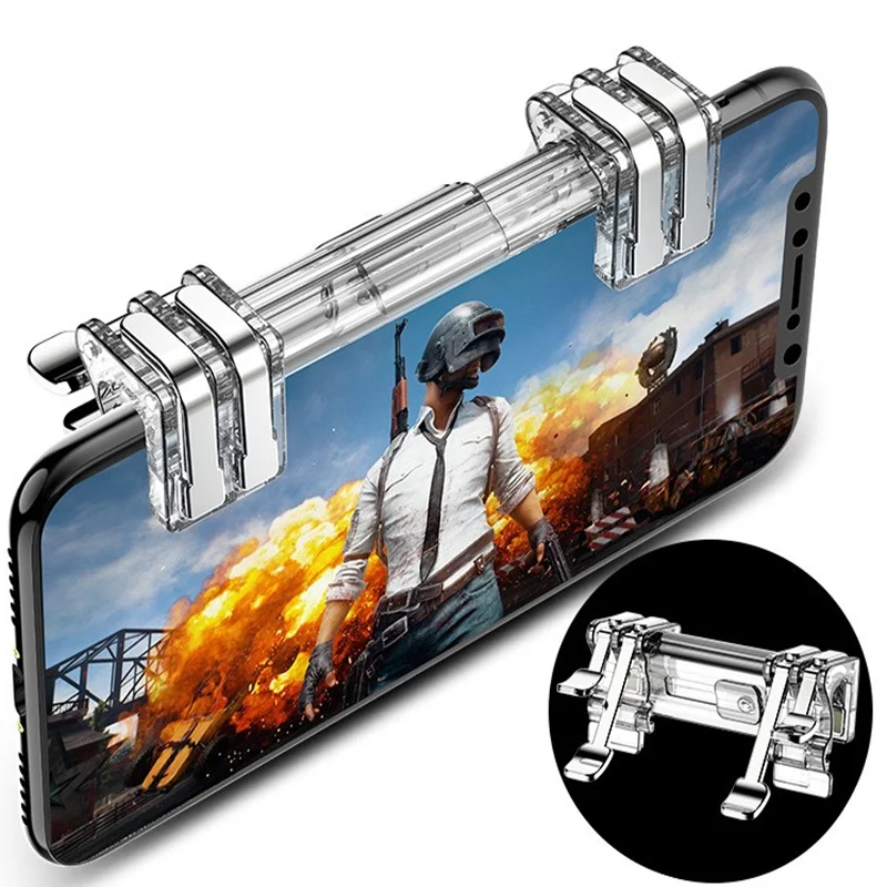 

K9 ABS Metal Mobile Phone Gaming Accessories Game Handle Fr PUBG Gamepad Joystick Trigger Aim Shooting Button for iPhone Android