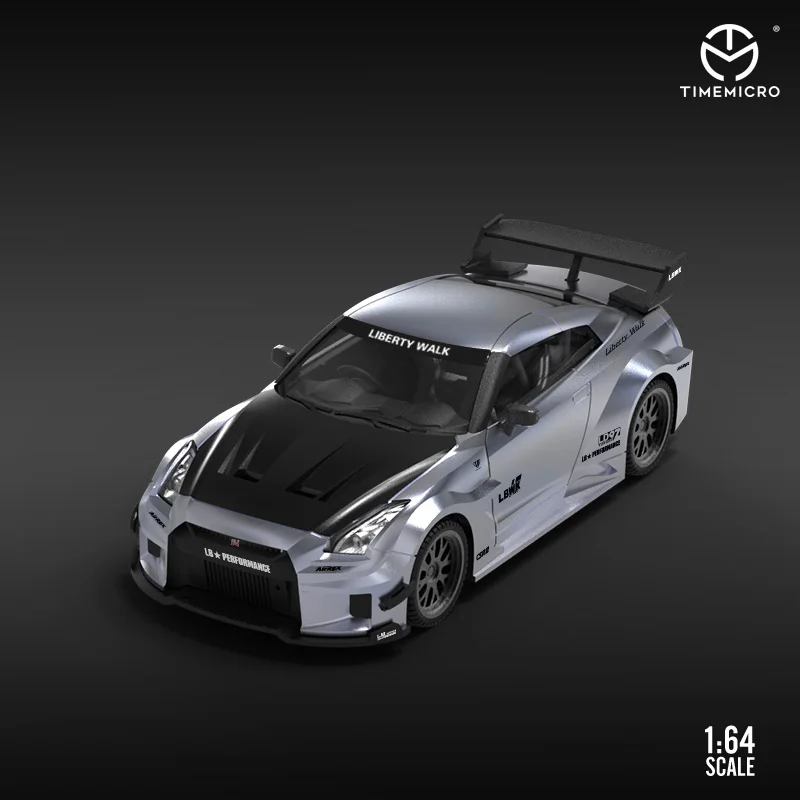 Time Micro 1:64 Nissan GTR LB3.0 статические литые Автомобили Коллекционная модель автомобиля
