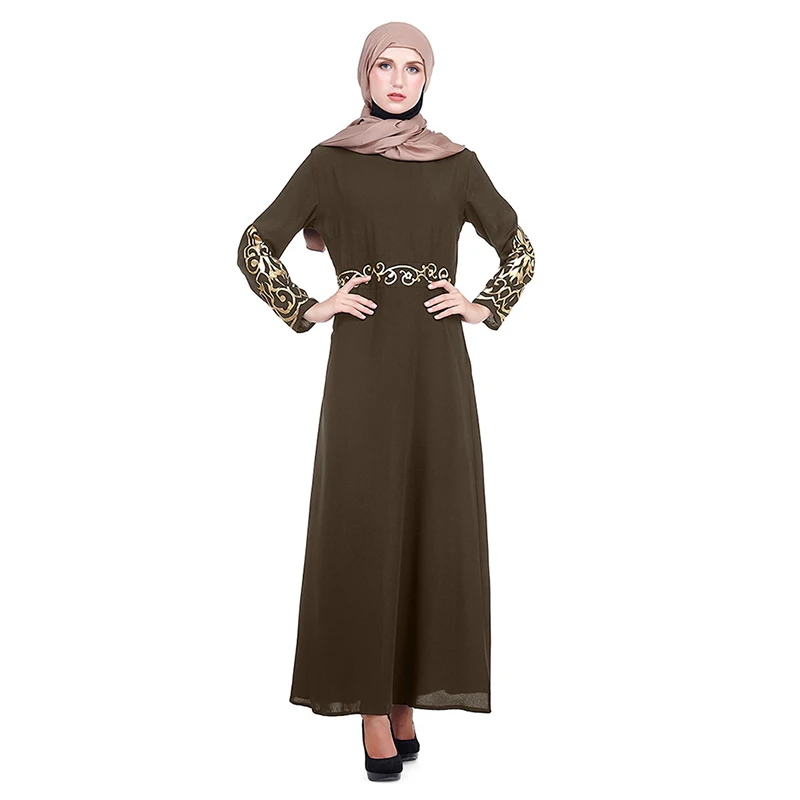 2019 Новое поступление Abaya Турция осень зима мусульманская женская мода горячее
