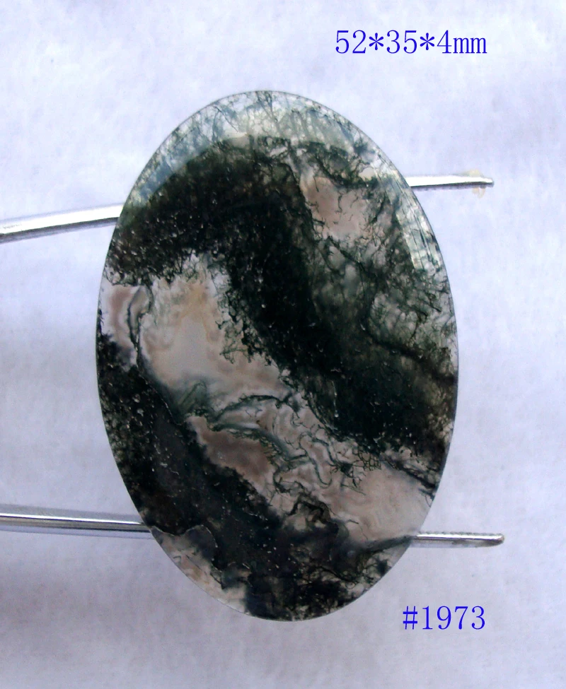 Натуральный моховой агат овальной формы подходит для подвесок женской и мужской ювелирной бижутерии для свадеб, вечеринок, дня рождения.