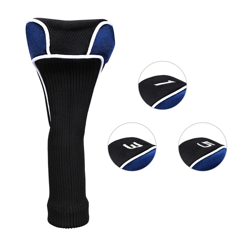 

1 Set Golfs Clubs Head Covers Set Headcover Drivers Fairway Protective Covers Accessories EDF88