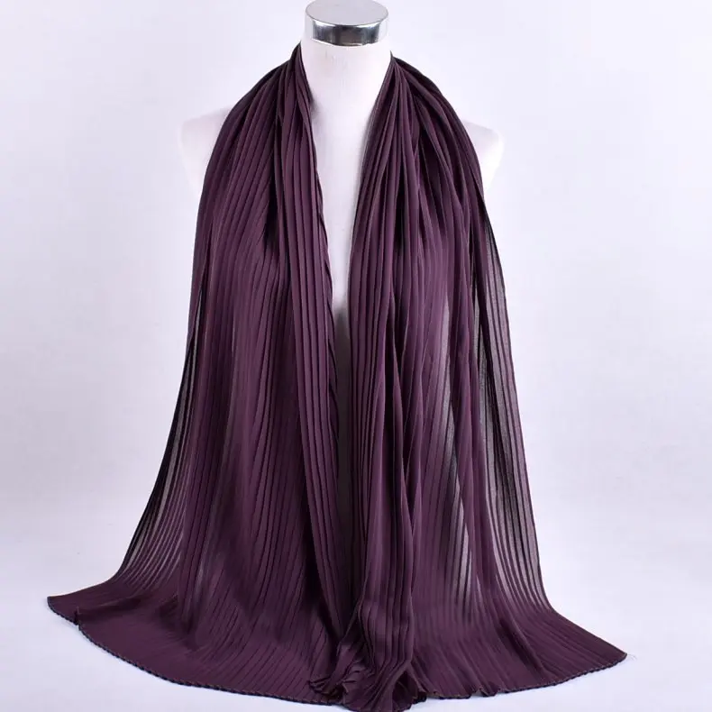 

Новый Яркий Одноцветный марлевый шарф с жемчугом