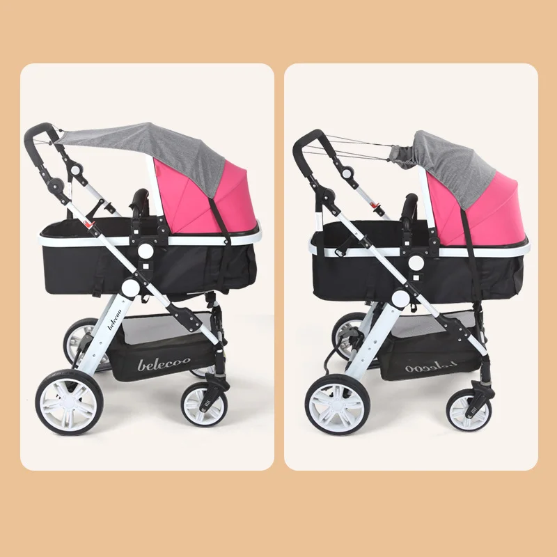 Универсальный чехол на коляску водонепроницаемый солнцезащитный козырек с