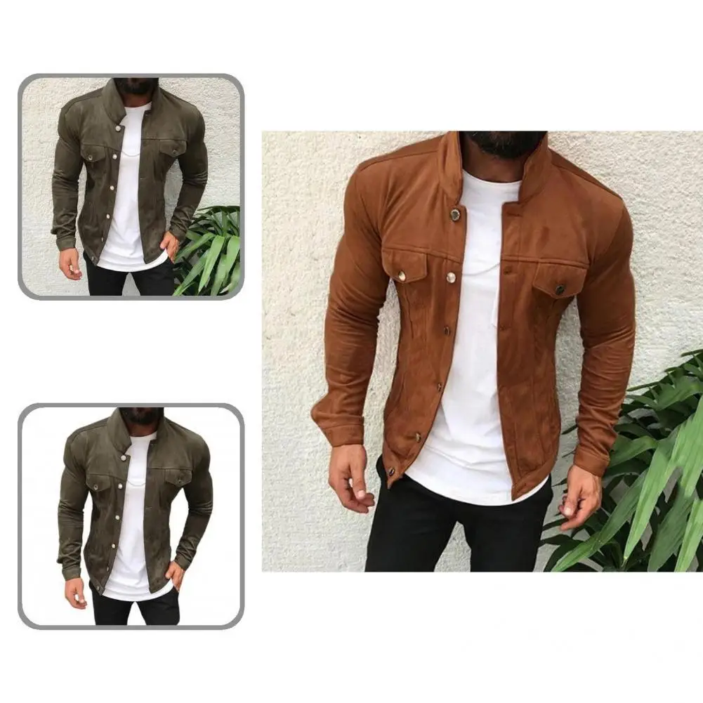 

Мужская верхняя одежда, мужская куртка на осень и зиму, универсальная Повседневная плотная куртка с лацканами