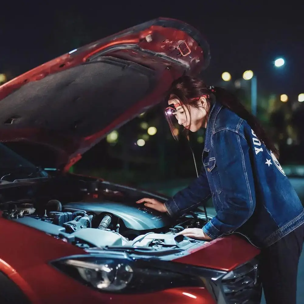 

New Youpin Beebest IP45 Waterproof Headlamp Ultralight Adjustable Head Torch flashlight Night Running Hiking Climbing SOS Light