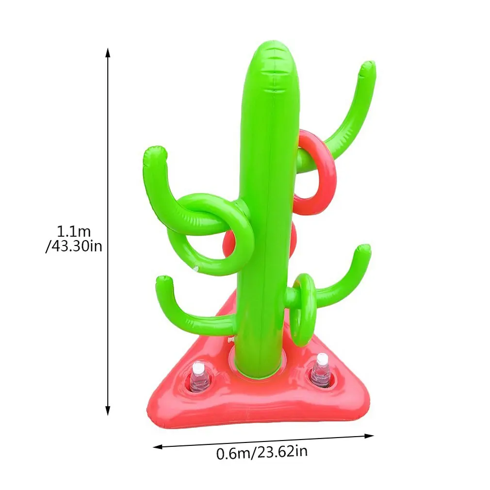 

Safety And Environmental Protection Pvc Inflatable Cactus Ring Toy Inflatable Cactus Ring Parent-Child Interactive Toy