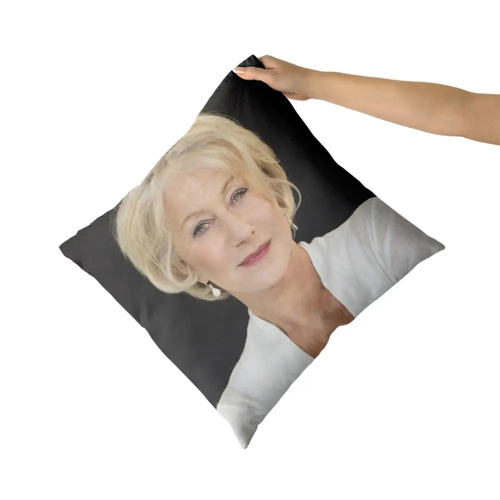 Подушки на заказ Хелен Миррен из хлопка и холста наволочки диванные подушки