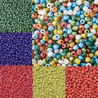1 pound 4mm 60 small glass seed beads opaque colors diy bracelet necklace beads for jewelry making accessor about 4500pcspound