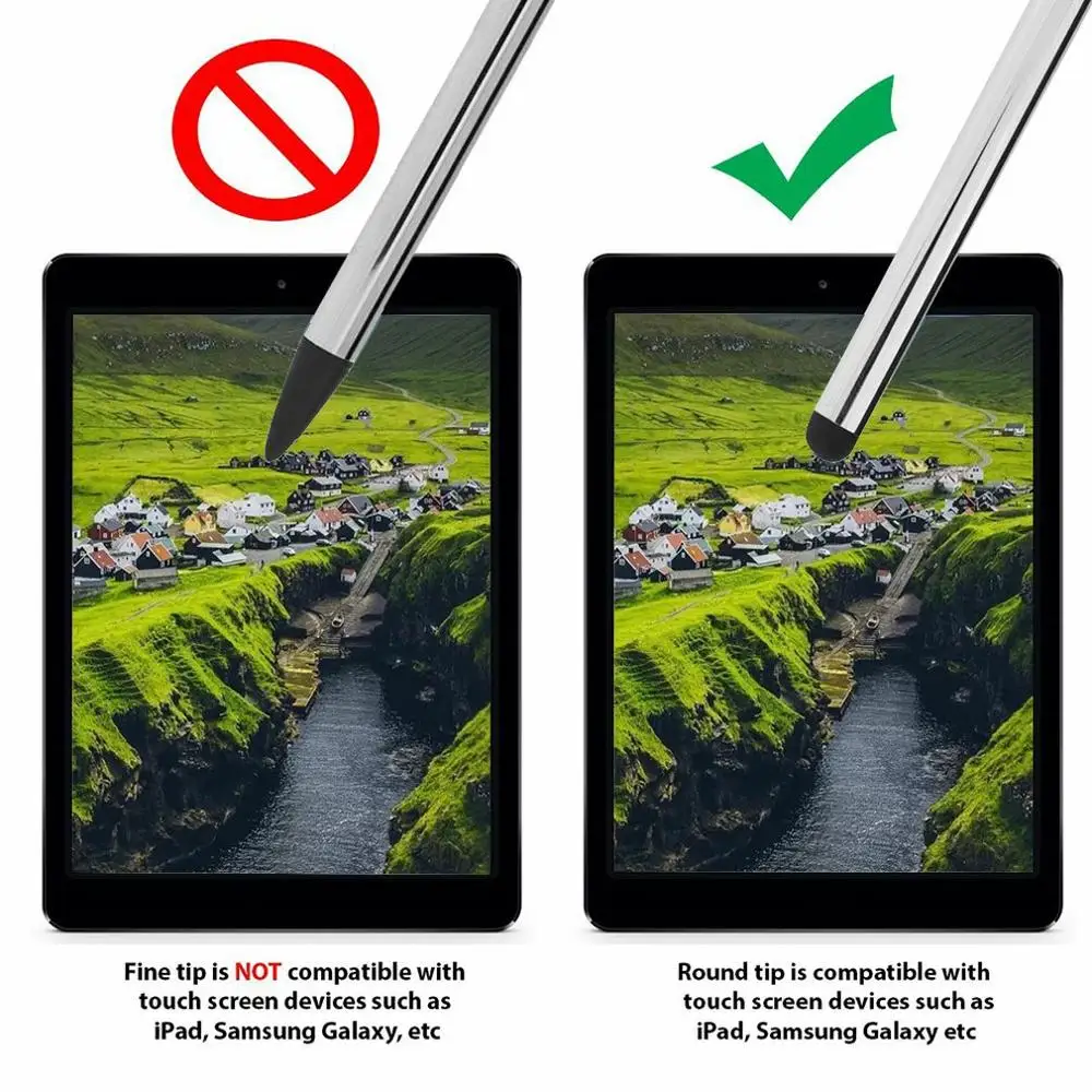 

Universal Stylus Pen Lightweight Alloy Mini Metal Capacitive Touch Pen Drawing Pencil for Smart Phone Tablet Laptop Accessories