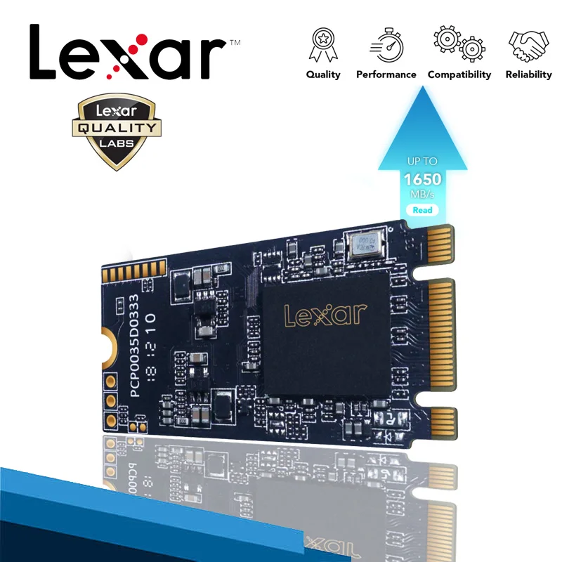 Lexar Накопитель SSD с протоколом NVME 512 ГБ 256 ГБ 128 M.2 2242 жесткий диск Disco Solido M2 pcie название с Корпус для жесткого диска для Тетрадь для рабочего стола, Прямая поставка