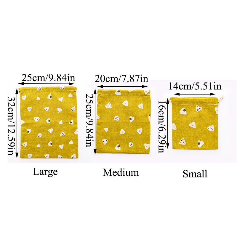 Новая сумка для покупок с принтом Хлопковая хранения на шнурке монет кошелек