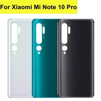 6 47 inch for xiaomi mi note 10 pro battery cover rear glass door housing for xiaomi mi note 10 pro back battery cover