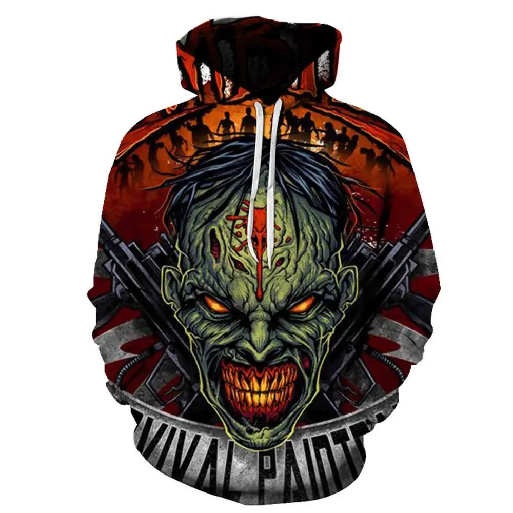 Harajuku для мужчин/женщин Майкл Майерс Хэллоуин Толстовка 3D Ужасы фильм