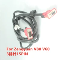 car diagnostic tool cables for zenyuan diagnostic scanner tool v60d v80d 15pin to 15pin connector cable 3