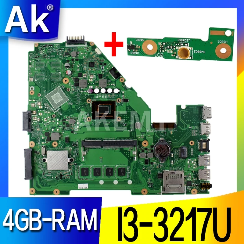 Akemy X550CC материнская плата для ноутбука For Asus X550CA X550CL R510C Y581C X550C A550C оригинальная 4GB