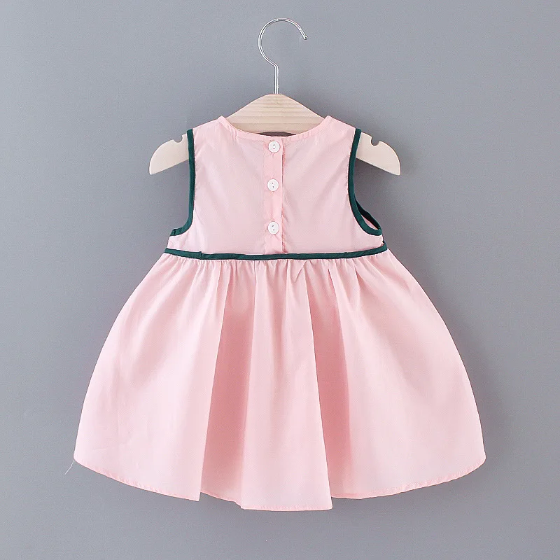 Новинка 2021 летнее модное платье для маленьких девочек хлопковое праздвечерние