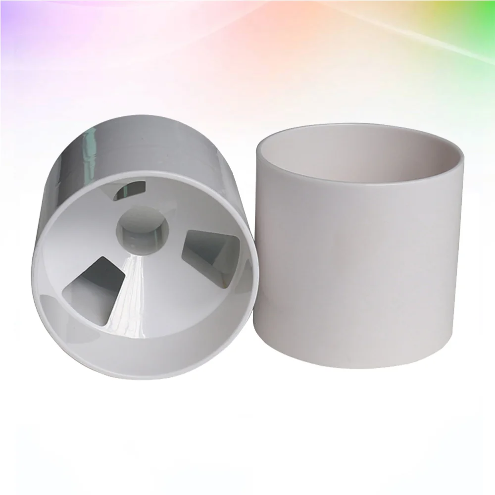 

2 Pcs Practice Putting Cup Home Backyard Training Accessory (White)