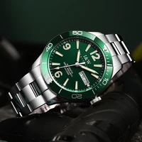 carnival classic new men automatic mechanical watch for men stainless steel 100m diving seiko nh36 movement sapphire watches men