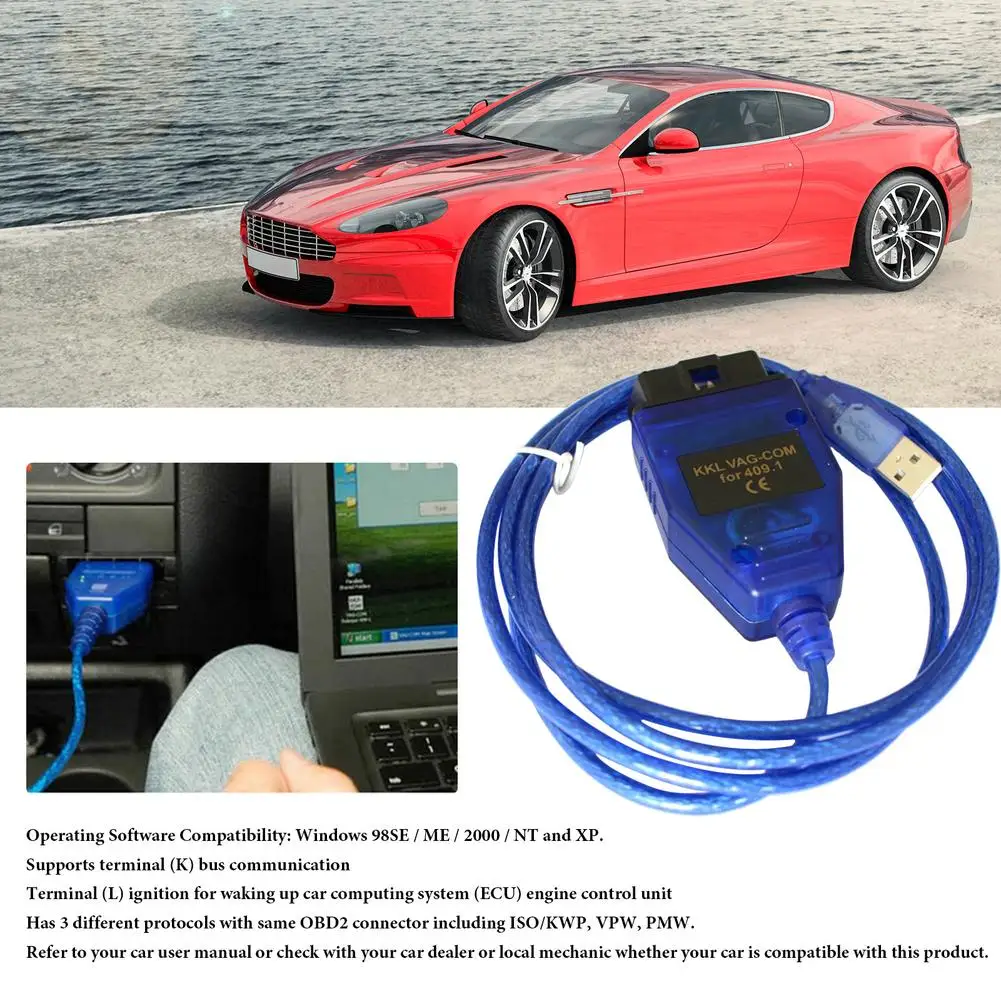 

USB-кабель VAG409.1 Vag 409 для Superb Octavia MK1 MK2 Felicia Fabia VAG-COM_KKL409 OBD2 диагностический инструмент