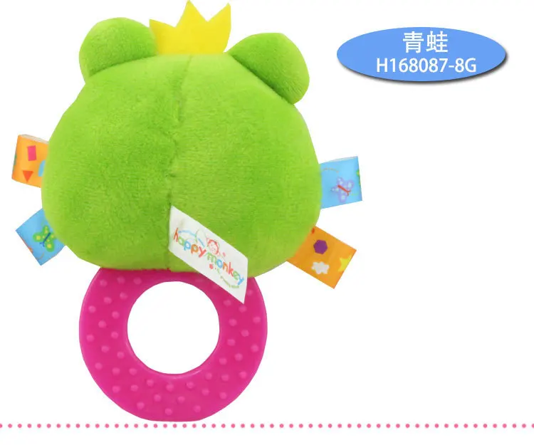CYSINCOS Cartoon Monkey Baby Toys Infant Plush Early Education Custom Tooth Gel Rattle Toy 2019 New Fashion | Игрушки и хобби