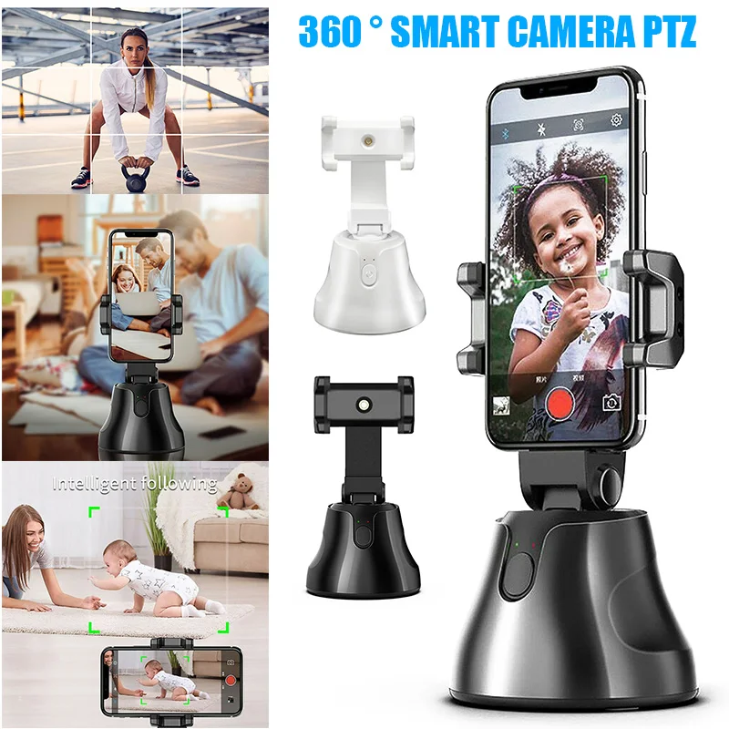 

Auto Tracking Smart Shooting Holder 360degree Rotation Cell Phone Holder for Video Reocording ASD88