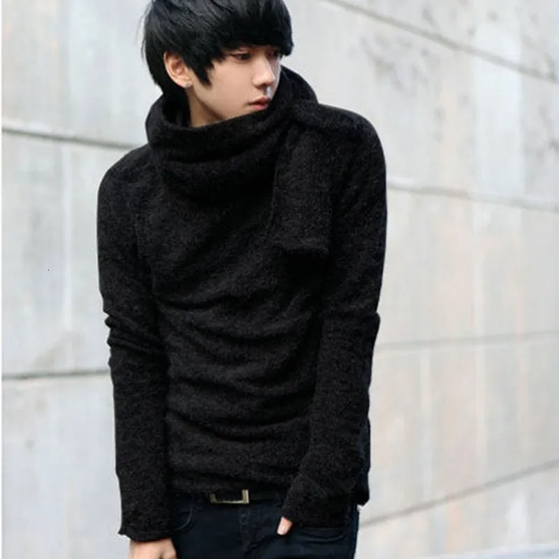 Новинка 2020 модные корейские мужские осенние Свободные шерстяные толстые свитера