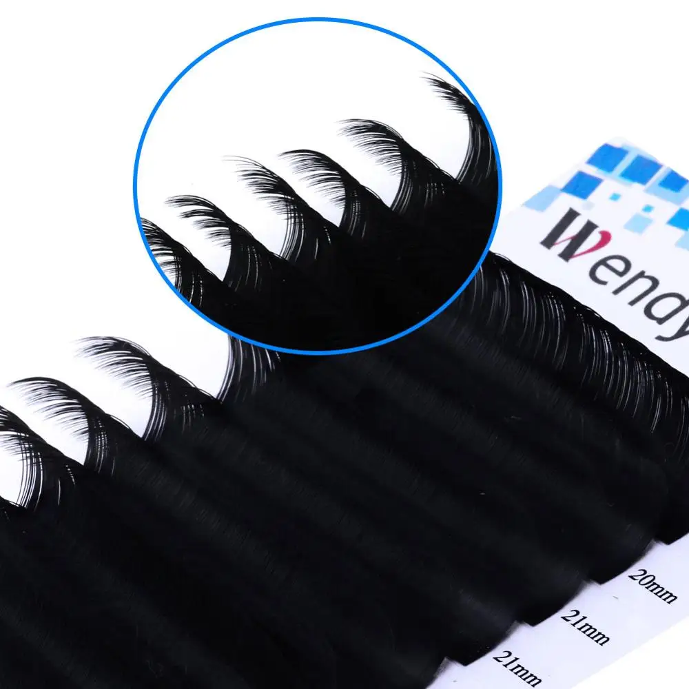 Накладные ресницы из искусственной норки супер длинные 12 мм для