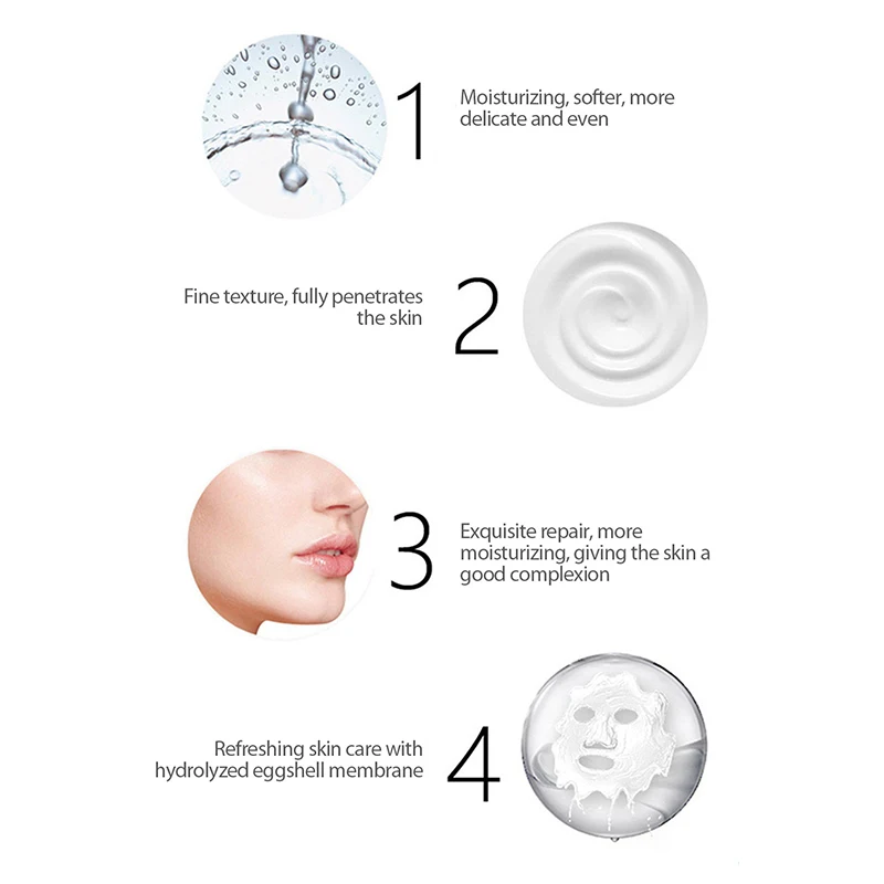 

Yeast eggshell Face Mask Moisturizing Anti-Aging Whitening Skin Care Revitalizing Cream Sleeping Facial Mask Treatment Skin Care