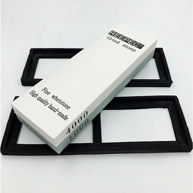 

Brand Double Side Grit #4000 and #1000 Knife Sharpener Grinding Whetstone Professional Sharpening System pedra afiar