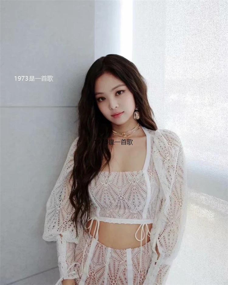 Kpop Blackpink Дженни же Лето Юбка с высокой талией, сексуальные кружевные рубашки с квадратным воротником женские корейские короткие открытые Женские топы и блузки