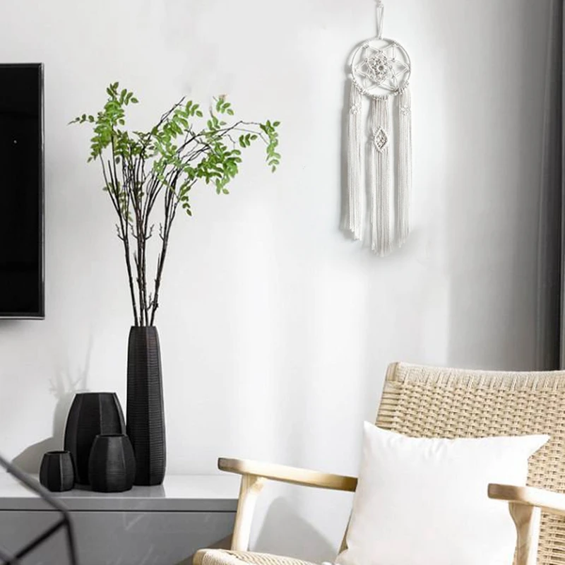 

Nordic Style Home Wall Decoration Tapestry Hand-Woven Bohemian Wall Decoration Dream Catcher