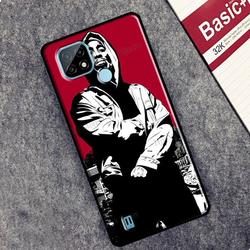 2Pac Тупак Шакур Рэппер для OnePlus Nord 2 8T 9R 7 8 9 Pro Чехол телефона Realme C3 C21 GT Neo Q3 6 - купить