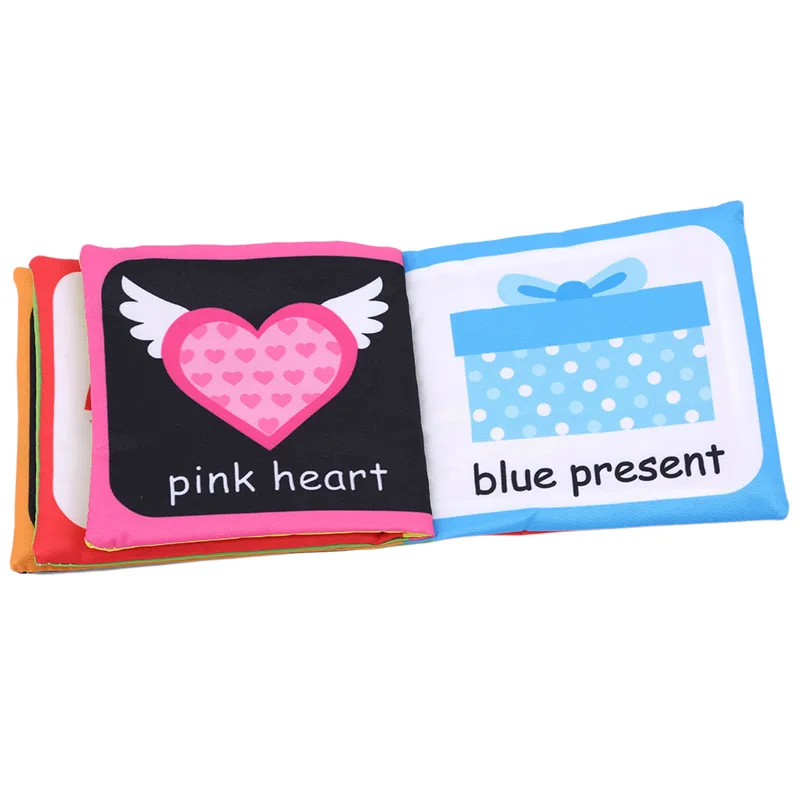 

4pcs/set Baby Toys Soft Cloth Books Sound Infant Educational Stroller Rattle Toy Newborn Crib Bed Learning & Education Puzzle T