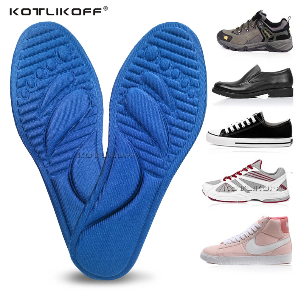 Эластичные амортизирующие массажные спортивные стельки для обуви мужчин и
