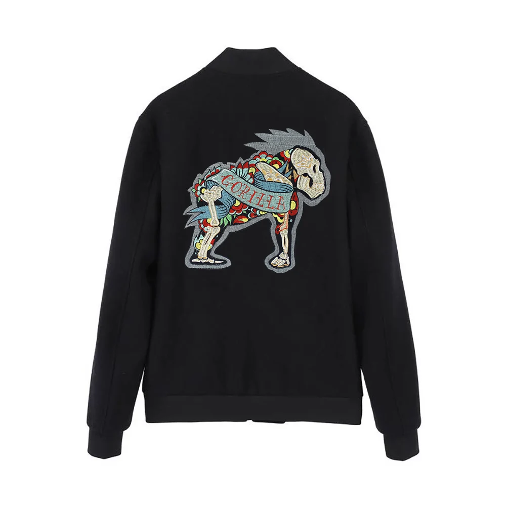 Нашивки с вышивкой в виде гориллы аппликация тканевый патч значок для собаки