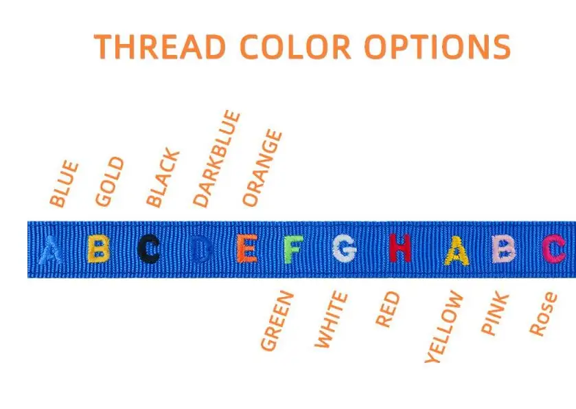 Nylon Embroidered Custom Personalized Dog Collar Pet Collars Adjustable Puppy Nameplate ID Small Medium Large Yellow | Дом и сад